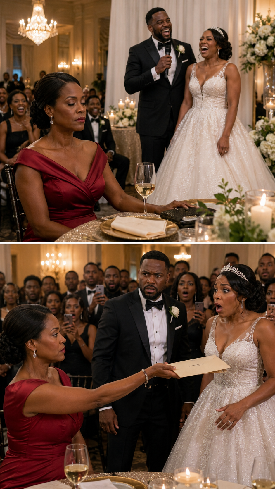 My ex-husband proudly introduced his new bride—a famous plastic surgeon—at their extravagant ballroom wedding, loudly joking that I couldn't even afford her consultation fee.