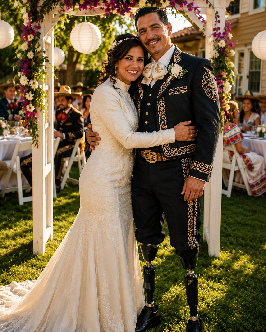 Me casé con un hombre que había perdido ambas piernas mientras servía en el Ejército – Mis padres intentaron detener la boda, hasta que un invitado apareció y los dejó pálidos