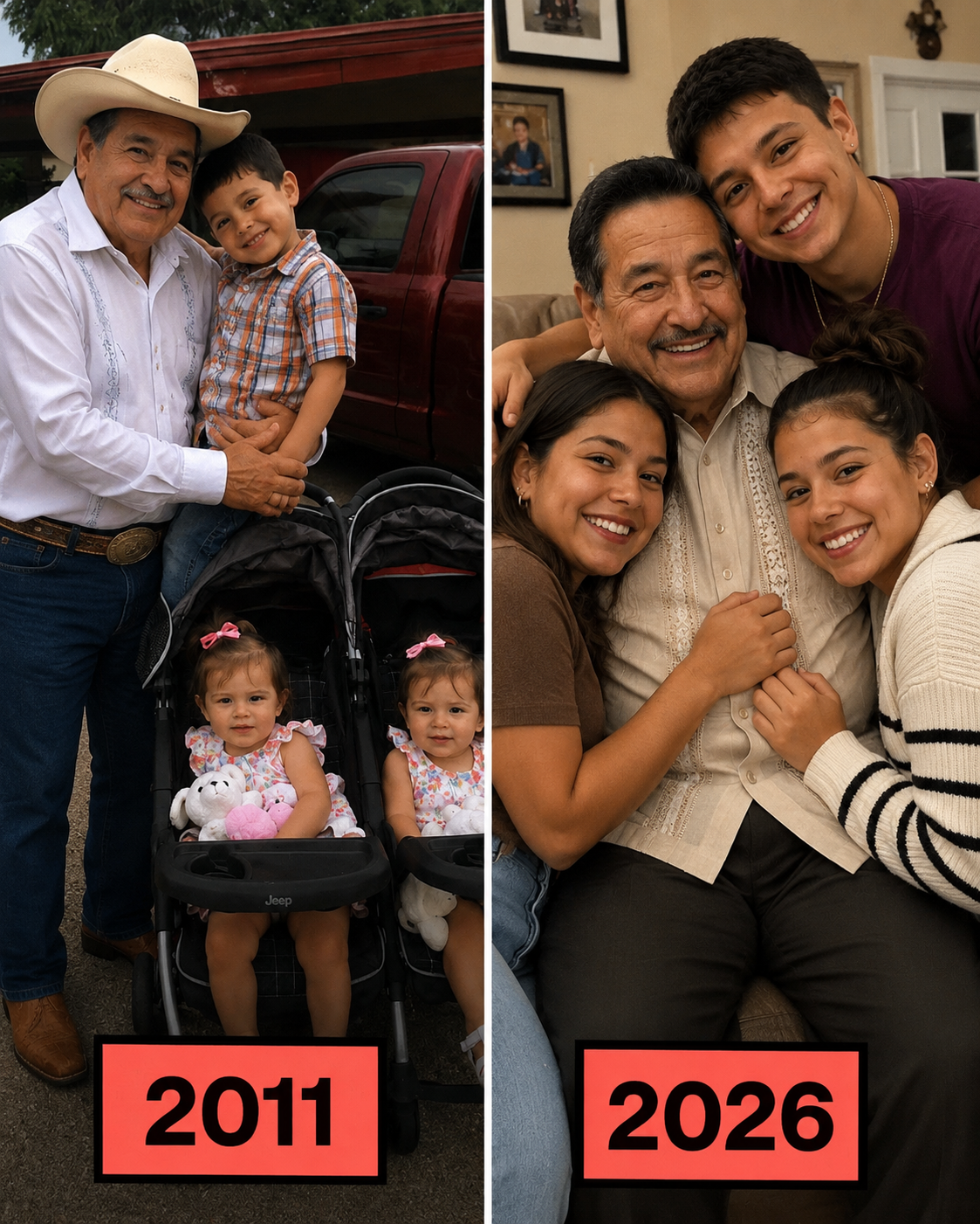 Adopté a los tres hijos de mi nieta después de que se fugara con su marido. Quince años después, regresó para el cumpleaños del mayor, y él le dio un regalo que la dejó pálida.