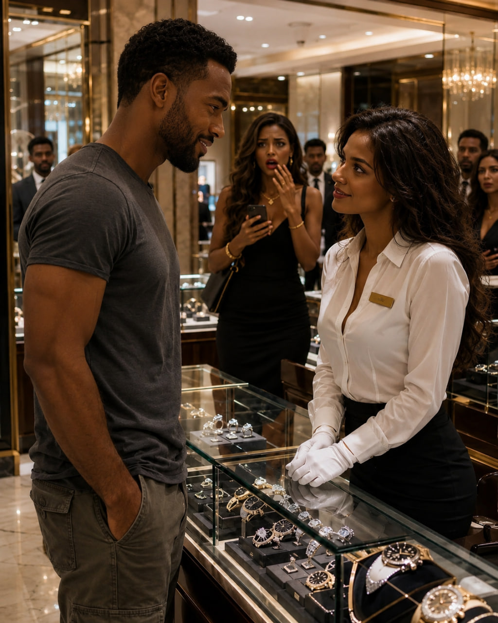The millionaire owner walked into his own watch store dressed as a humble customer…