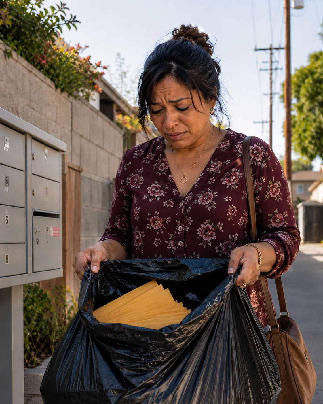Al salir de la casa de mis suegros sin llevarme nada, mi suegro me dio una bolsa de basura y me dijo: «Llévate esto». Pero cuando la abrí en la puerta… me temblaban las manos.