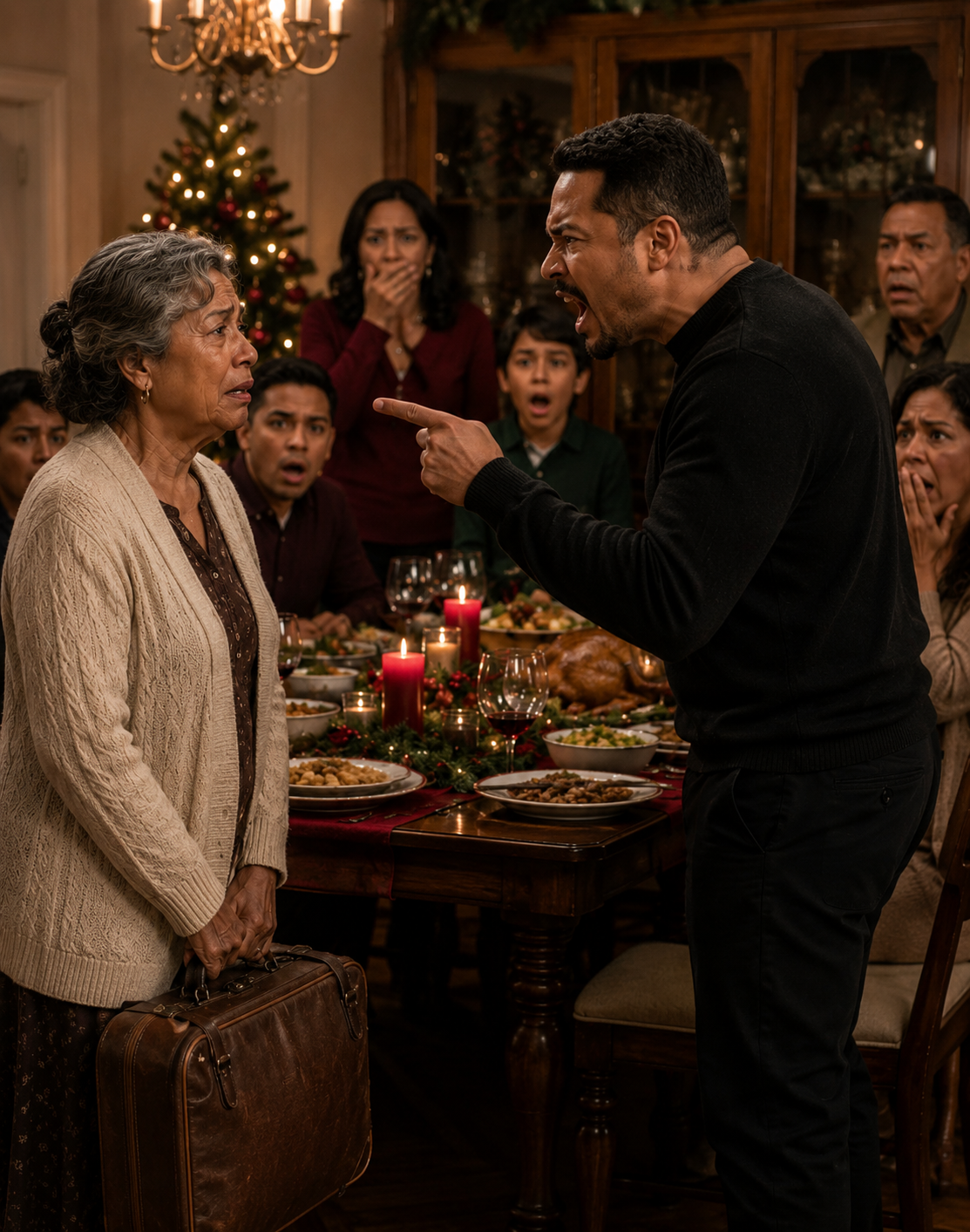 Mi hijo me gritó a la cara: «¡Paga el alquiler o desaparece!», delante de veintidós personas en la cena de Navidad, mientras mi nuera se burlaba: «¡A ver cómo sobrevives!».