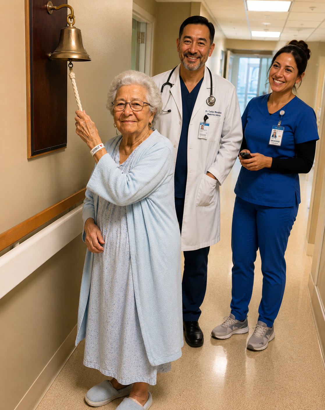 Fui la única que asistió al toque de campana de la abuela tras su tratamiento contra el cáncer: lo que hice después hizo que mi familia volviera a su lado.