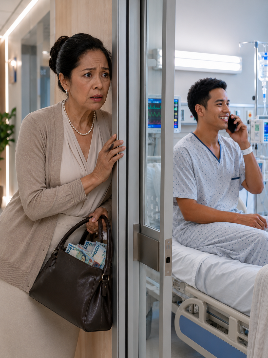 Nanalo Ako ng 20 Milyong Dolyar para Iligtas ang Anak Kong May Sakit, Pero Bago Ako Pumasok sa Kwarto Niya sa Ospital, Narinig Ko Siyang Nagsabi Gamit ang Speakerphone, “Kung Iisipin Ko sa Kanya na Mas Malala Pa Ako, Ibibigay Niya sa Akin ang Bawat Sentimo.”
