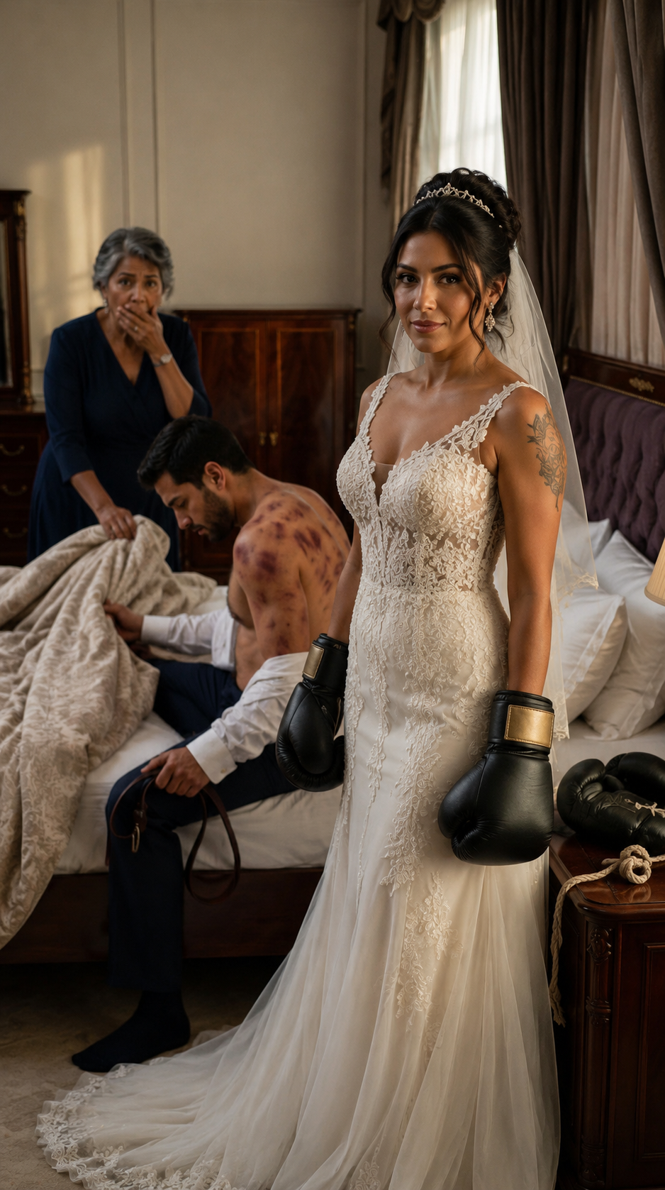 Apenas había terminado nuestra luna de miel cuando mi esposo se puso el cinturón. «Vas a aprender quién manda». Me puse la ropa de boxeo, me ajusté los guantes y respondí: «Genial. A ver quién le da lecciones a quién».