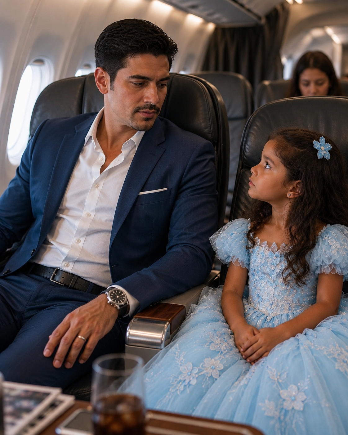Parte 2: El hombre más temido de Nueva York pasó, sin saberlo, todo un vuelo sentado junto a la niña que buscaba, sin darse cuenta de que era su hija.