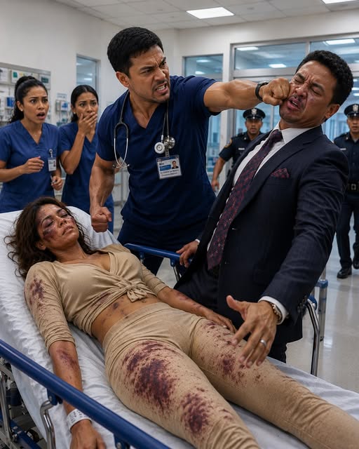 Nakahiga Ako sa Isang Hospital Gurney na Naka-underwear Lang, Puno ng Kakila-kilabot na Pasa, Habang ang Aking Mayamang Asawa ay Nagsinungaling sa mga Nurse. Akala Niya ang Kanyang Mamahaling Traje ay Nagpapawalang-sala sa Kanya. Ngunit Hindi Niya Inasahan na Susugod ang Galit na Emergency Doctor. Ang Nangyari Pagkatapos ay Nagpabago sa Lahat...