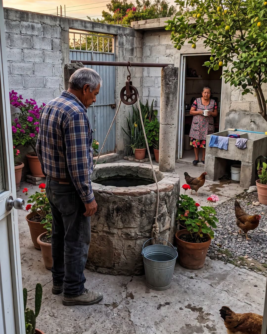 A MI ABUELO EMPEZARON A HABLARLE DESDE EL POZO… Y DESDE AQUEL DÍA EN MI FAMILIA NADIE VOLVIÓ A SACAR AGUA ANTES DE QUE AMANECIERA.