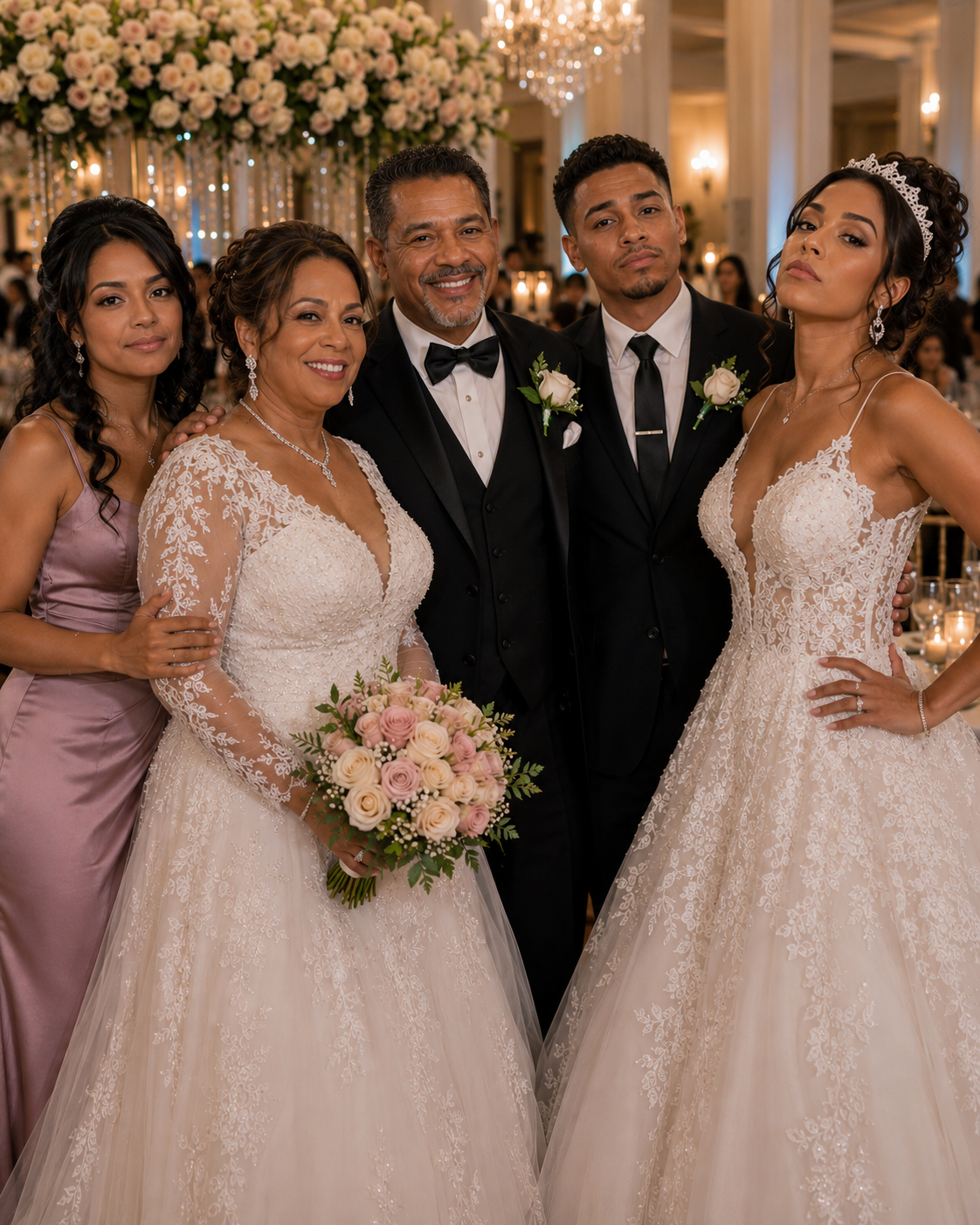 Mi nuera llegó a mi segunda boda vestida de novia para robarme el protagonismo, pero lo que hizo mi hija la hizo gritar: "¡No tenías derecho!".