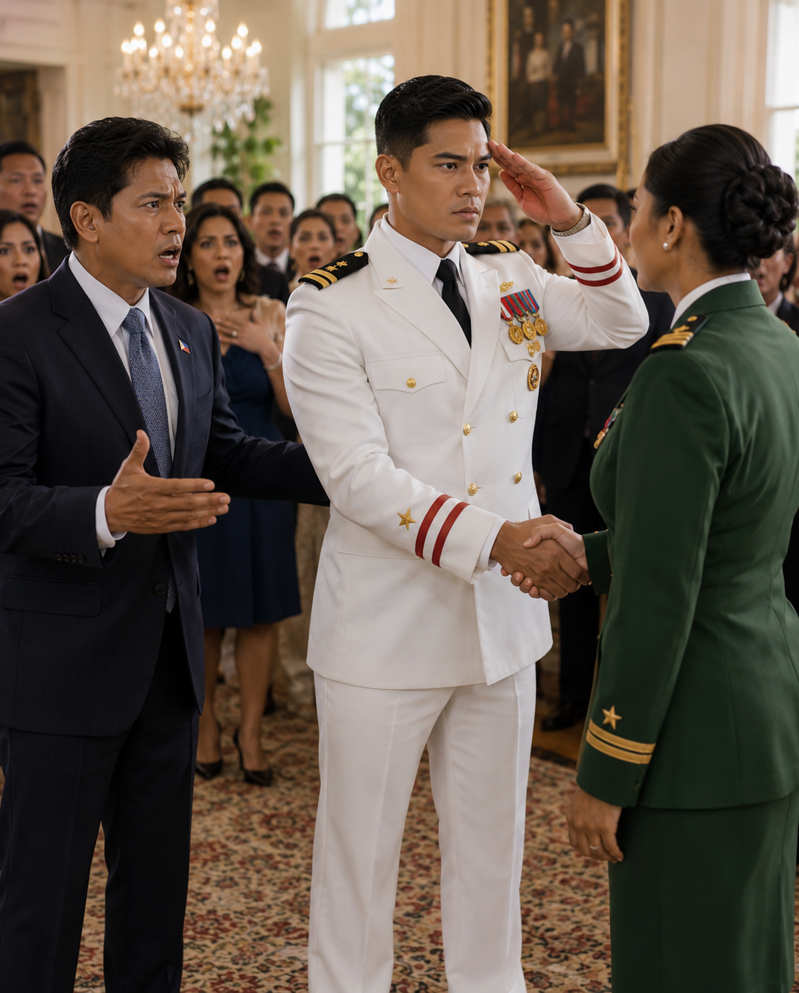 Sabi ng tatay ko, nakakahiya raw ipakilala ako sa fiancé ng ate ko, isang kumander ng Navy SEAL, pero nang makipagkamay siya sa akin, umatras, at bumati sa akin bilang “admiral, ma’am,” tumahimik ang lahat…