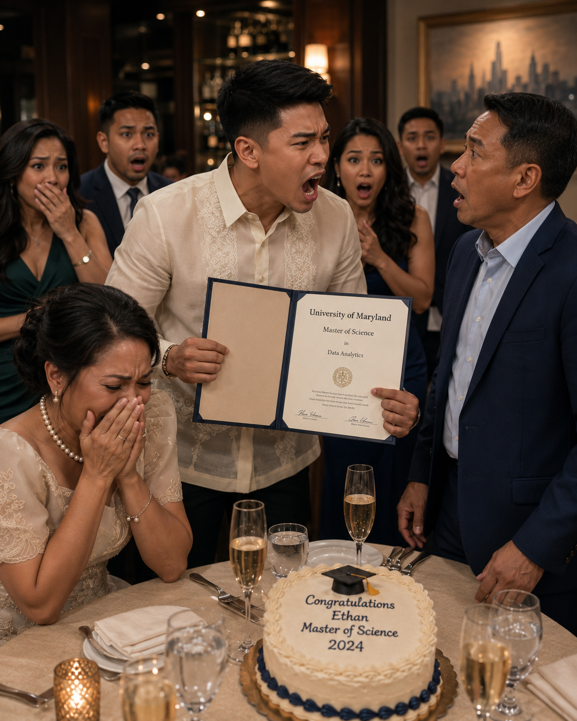 Sa loob ng 20 taon, pinalaki ko ang anak ng aking asawa sa labas na parang tunay kong anak. Noong araw na natanggap niya ang kanyang master's degree, tumayo ang aking asawa sa harap ng lahat at sinabing, "Salamat sa pag-aalaga sa anak ng aking kabit!
