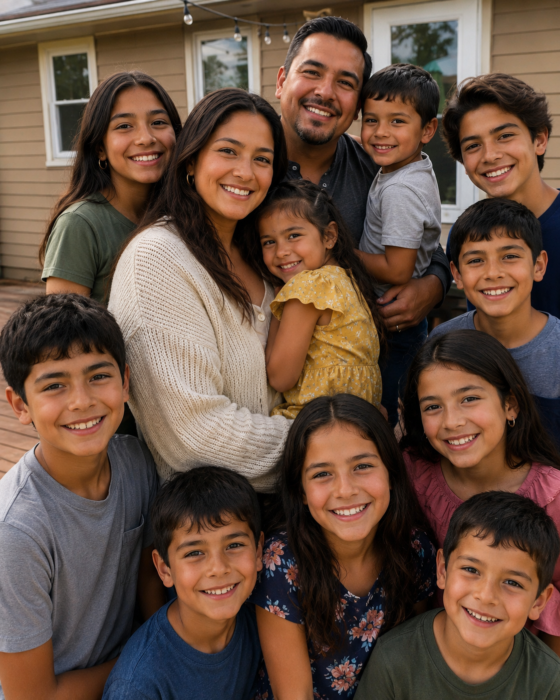Mi esposo me dejó con nuestros 10 hijos por un entrenador personal. Un año después, apareció en nuestra puerta y lo que hizo nuestro hijo de 13 años nos dejó a todos sin palabras.