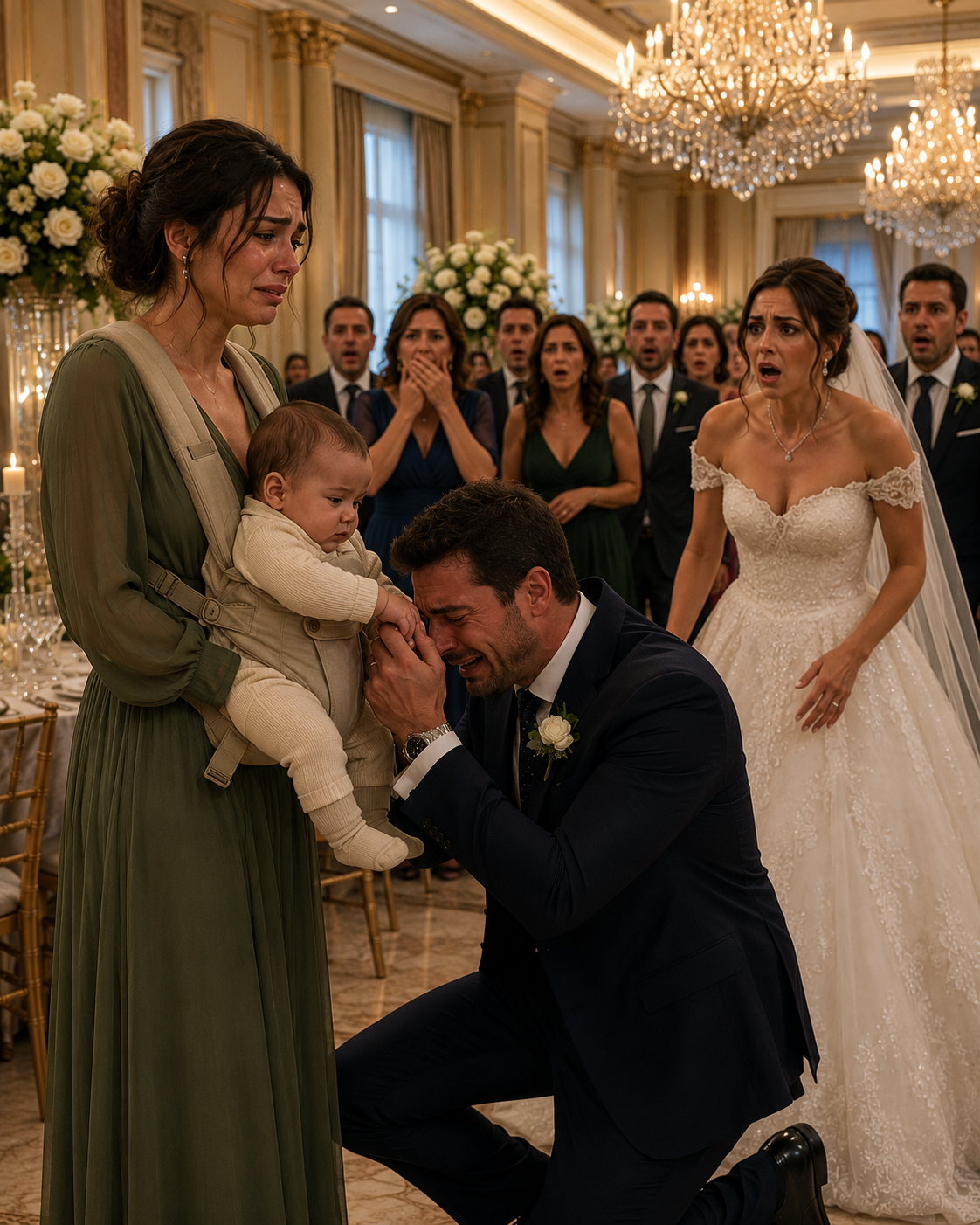 Mi ex me invitó a presenciar su boda con su amante; luego un médico demostró que mi recién nacida era suya y activó la herencia que había intentado robar.