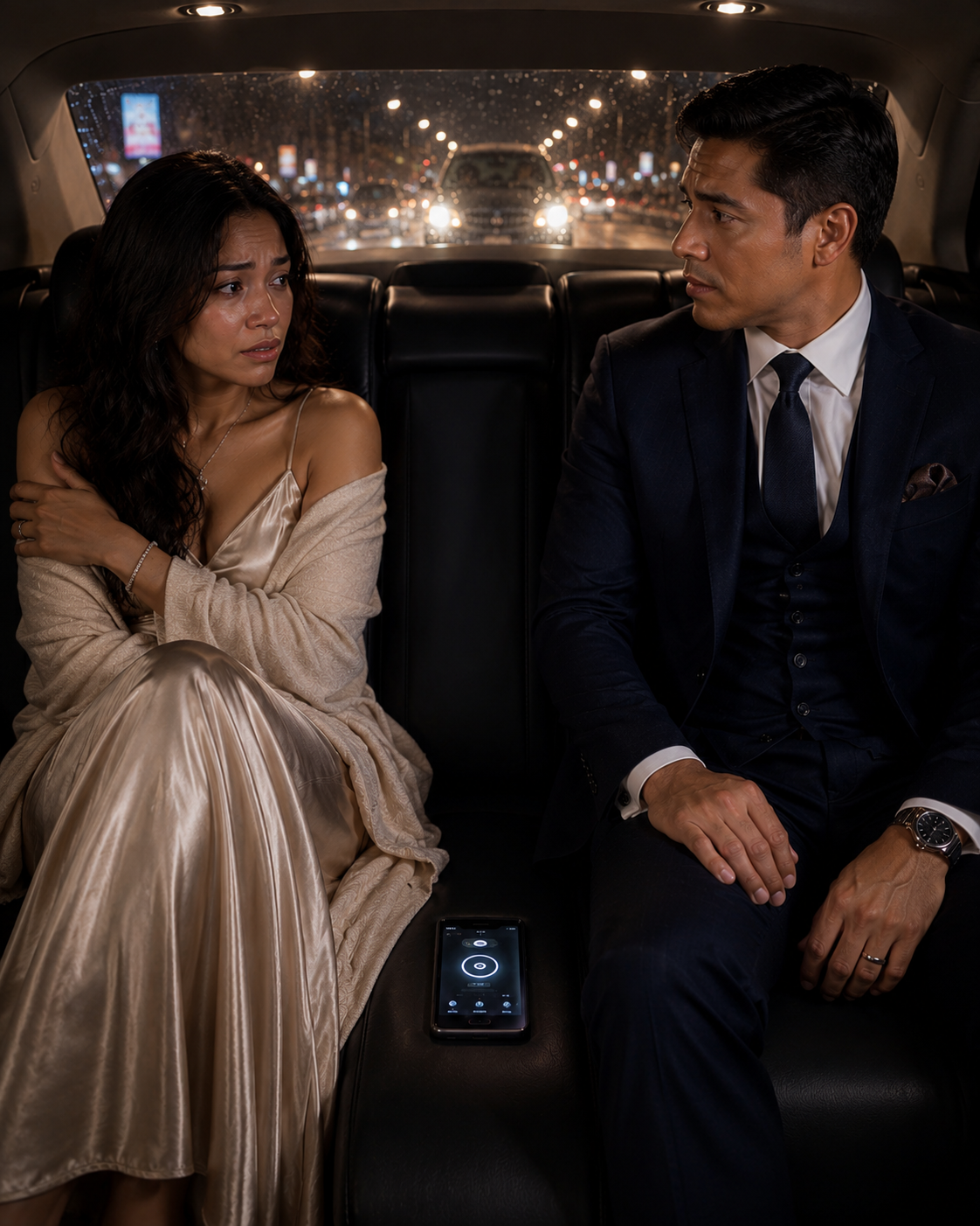 Ang 24-taong-gulang na babae ay pinilit ng kanyang madrasta na makipagtalik sa isa sa kanyang mga kasosyo sa negosyo, at siya ay tumakas sa kawalan ng pag-asa patungo sa kotse ng isang estranghero...