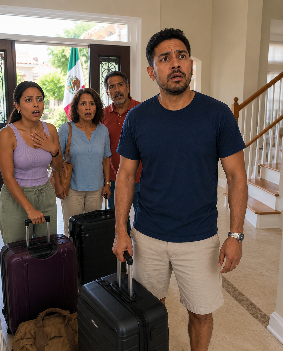 Él se apropió de la casa de sus sueños hasta que su familia entró en una casa vacía