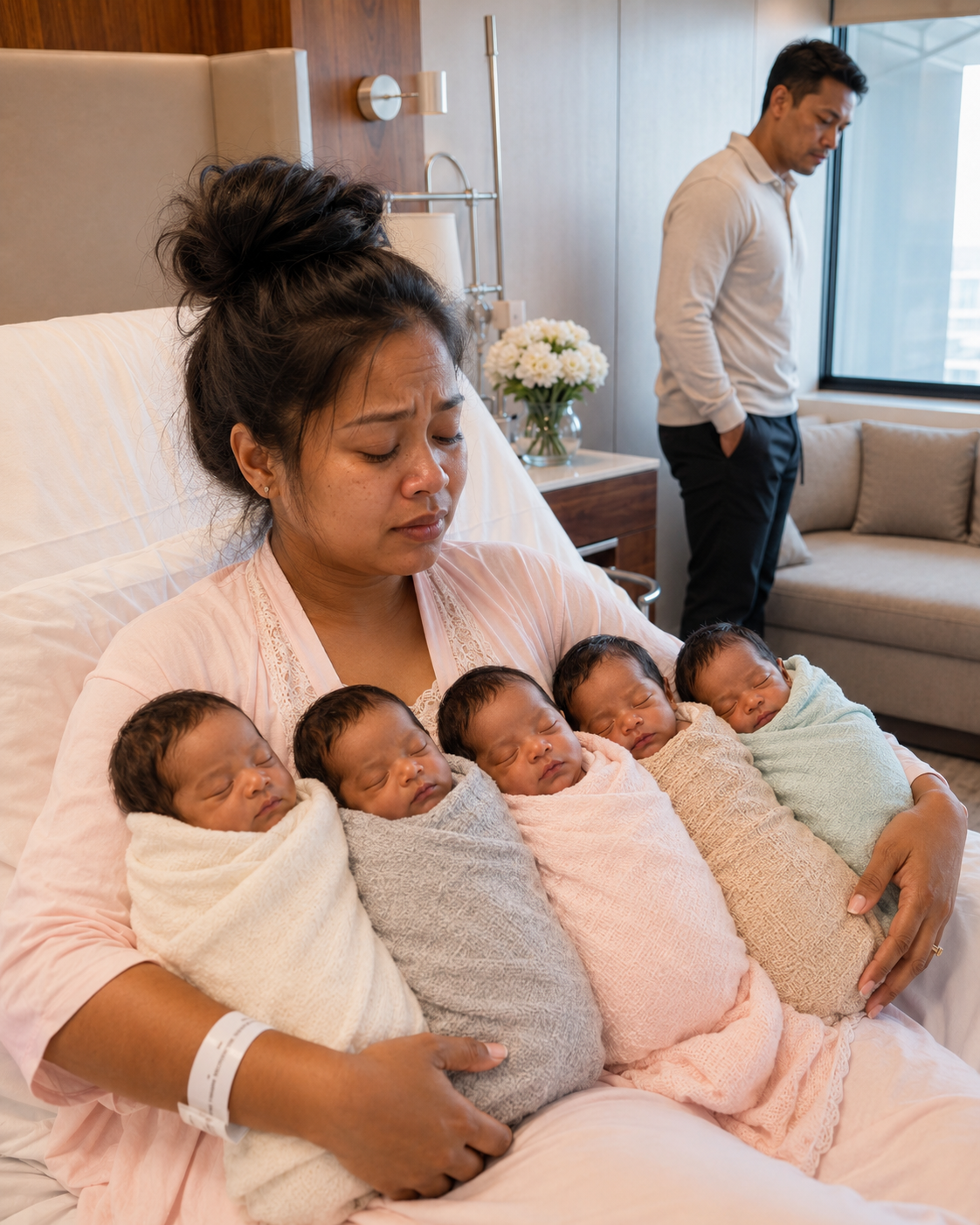 Pagkatapos maipanganak ang limang sanggol, bumulong ang ama, "Hindi akin ang mga ito," at lumabas. Nanatiling kalmado ang ina at nangakong palalakihin silang mag-isa. Ngunit tatlumpung taon ang lumipas, nang lumitaw ang tunay na katotohanan… Nagbago ang lahat.