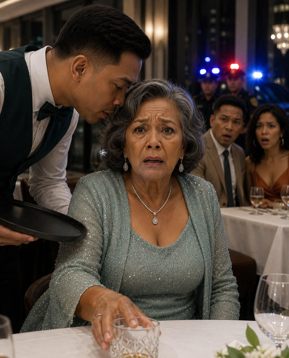 Kumakain ako ng hapunan sa isang mamahaling restawran kasama ang aking anak na babae at ang kanyang asawa. Pagkaalis nila, lumapit ang waiter, halos wala nang hininga ang boses habang bumubulong, "Ma'am... huwag po sana ninyong inumin ang inorder nila para sa inyo."
