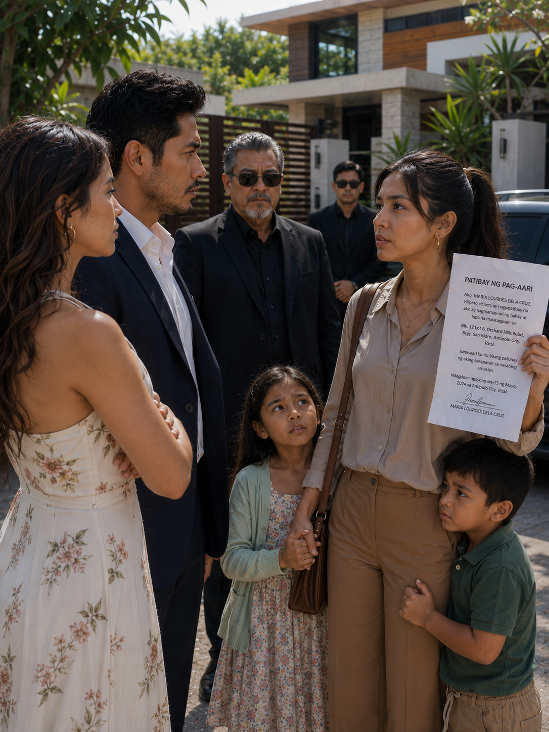 Corrí a casa con mis dos hijos para contarle a mi esposo que acababa de heredar una fortuna de 480 millones de pesos y un rascacielos en Ciudad de México… pero lo encontré esperándome con su amante y unos papeles de divorcio. Ella sonrió con desprecio: “Empaca tus cosas. En esta casa no hay lugar para una mantenida.” Sonreí, saqué un documento de mi bolso y respondí: “En realidad… esta casa le pertenece a…” - FG News