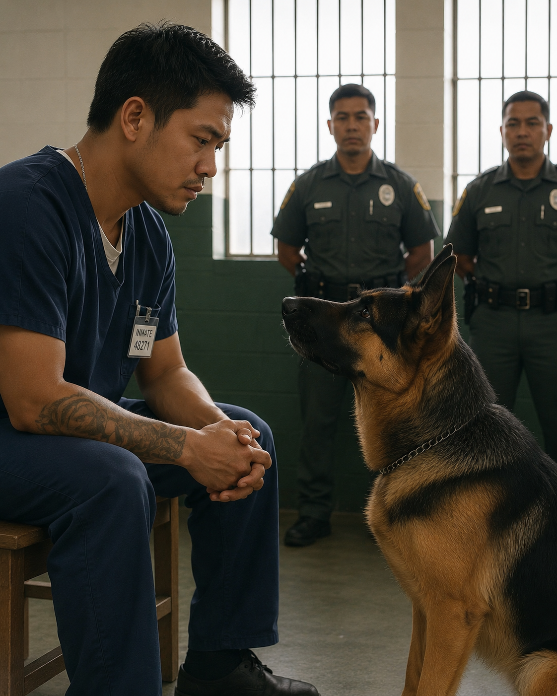 Ang Huling Hiling ng Isang Bilanggo ay Makita ang Kanyang Aso — Ngunit Nang Makalaya ang German Shepherd at Sumugod sa Kanyang mga Bisig, May Kakaibang Nangyari