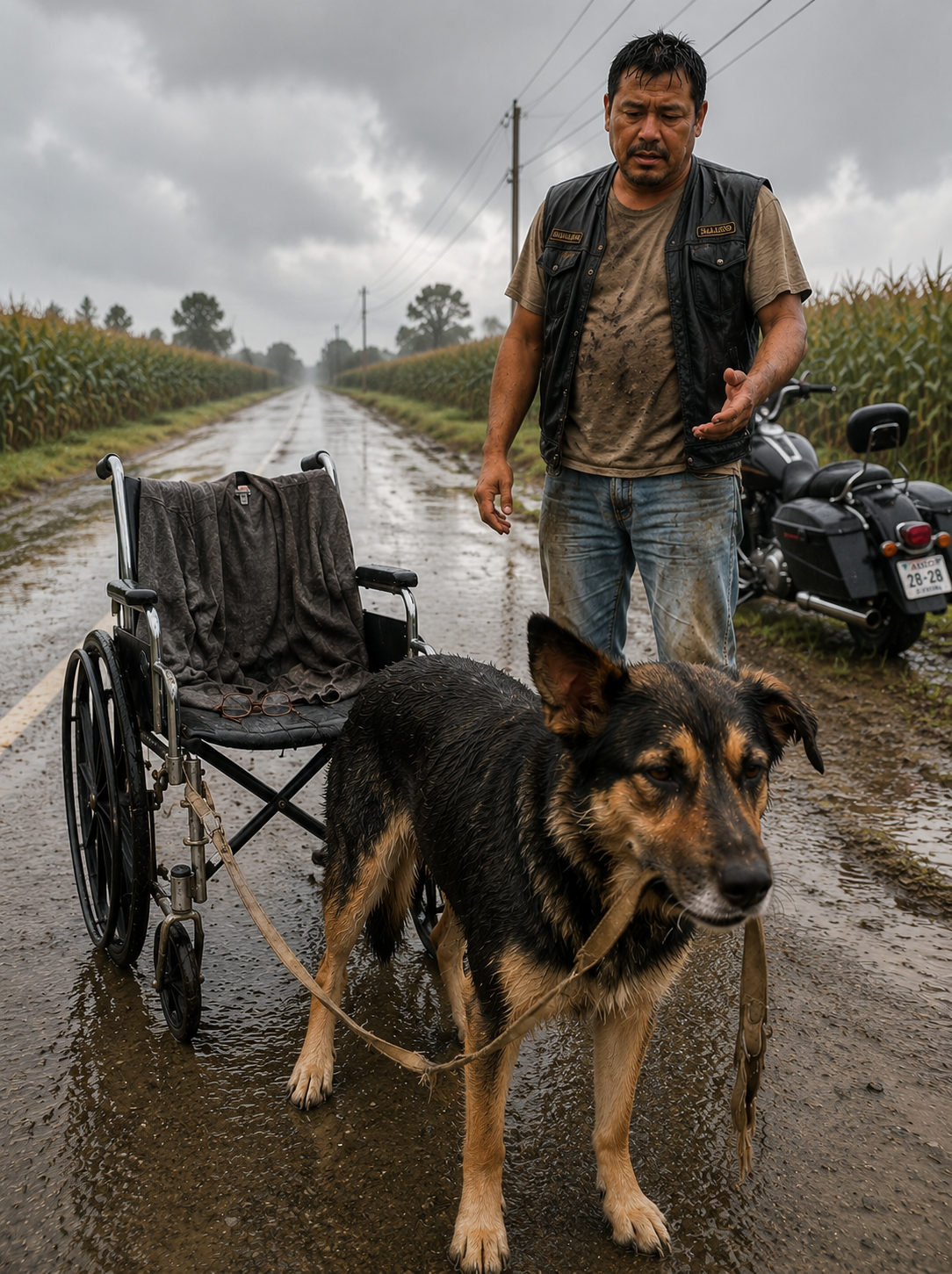 El Motociclista y el Perro Callejero: Una Alianza que Salvó una Vida
