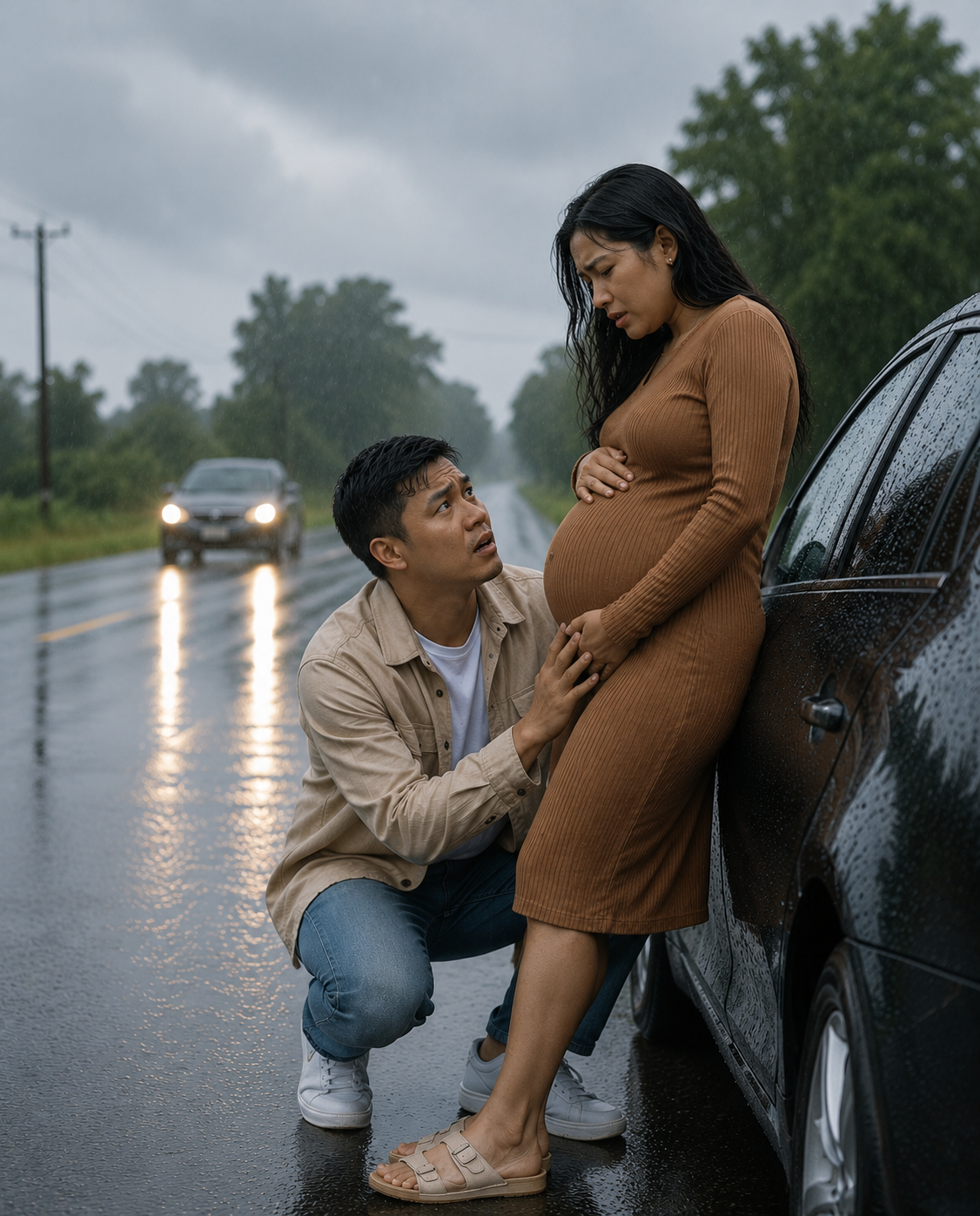 Isang Dad na Natanggal sa Trabaho Dahil sa Pagkahuli ng 27 Minuto—Hindi Niya Alam na ang Buntis na Estranghero sa Route 9 ay ang CEO na may Hawak na Kinabukasan sa Kanyang Pitaka