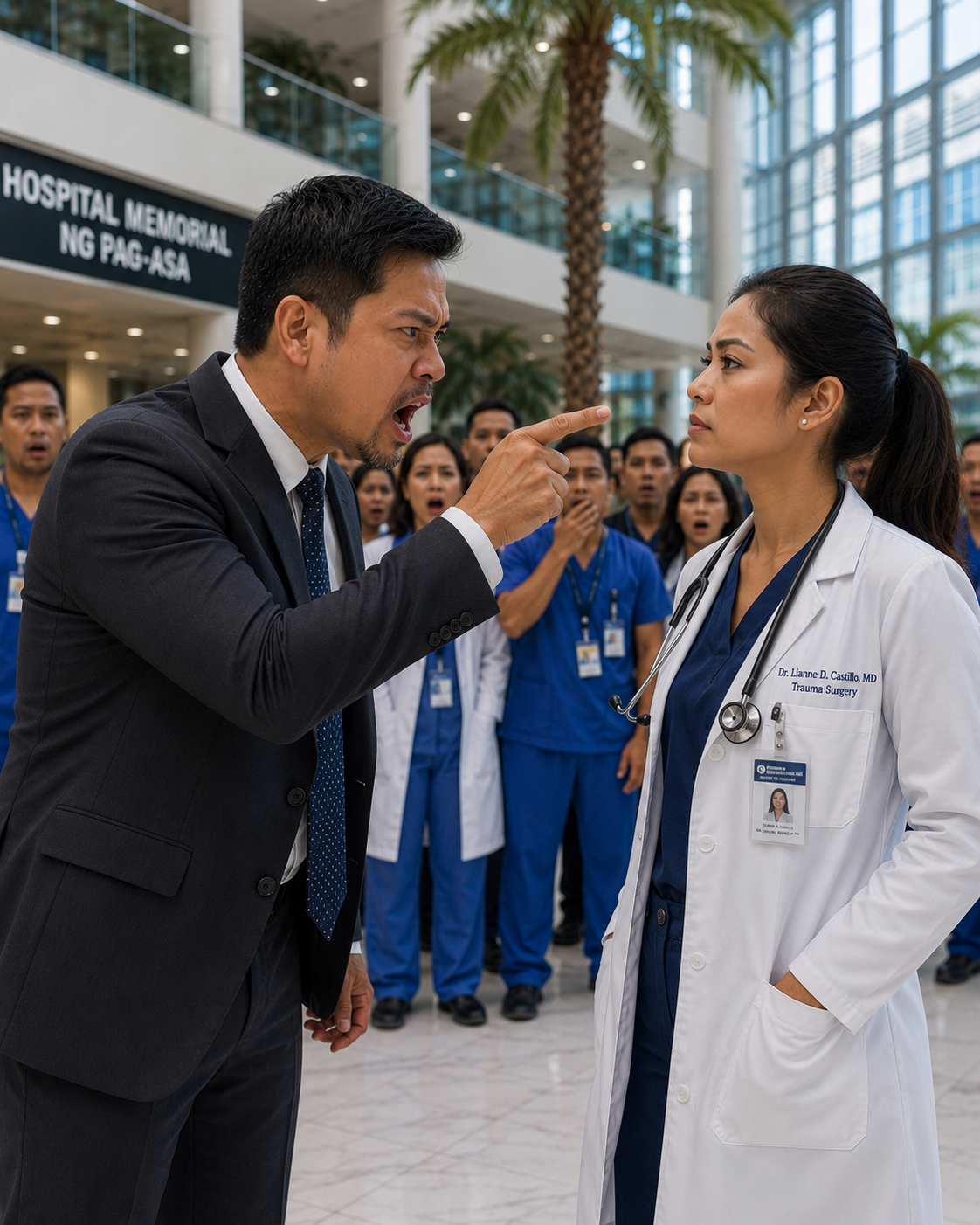 Hindi alam ng asawa na ang asawa niya ang may-ari ng ospital, tinanggal siya ng asawa sa trabaho sa harap mismo ng buong staff.