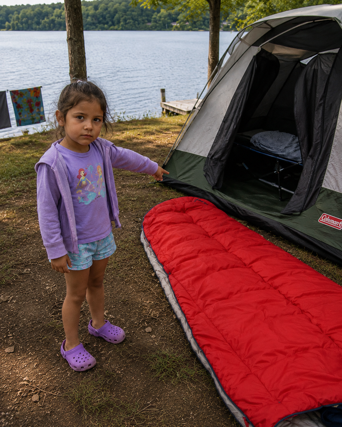Mi esposo invitó a mi hermana menor a nuestro viaje de campamento familiar: lo que mi hija de cinco años susurró sobre el saco de dormir de papá me heló la sangre.