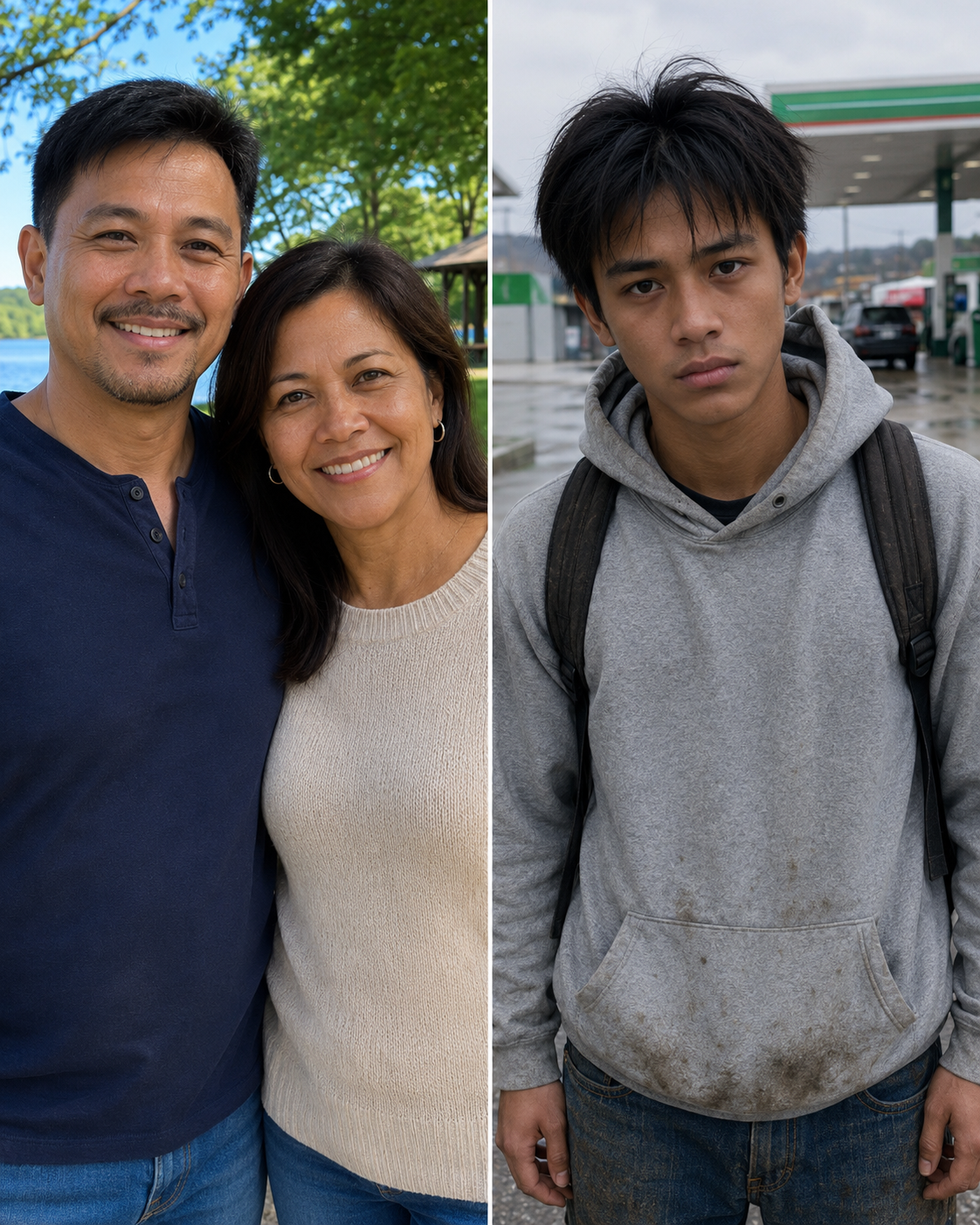 Hinayaan Kong Pahiramin ng Isang Tin-edyer na Walang Tirahan ang Aking Telepono sa Isang Gasoline Station – Ang Bulong Niya Bago Ito Ibinalik ay Nagpainit sa Akin