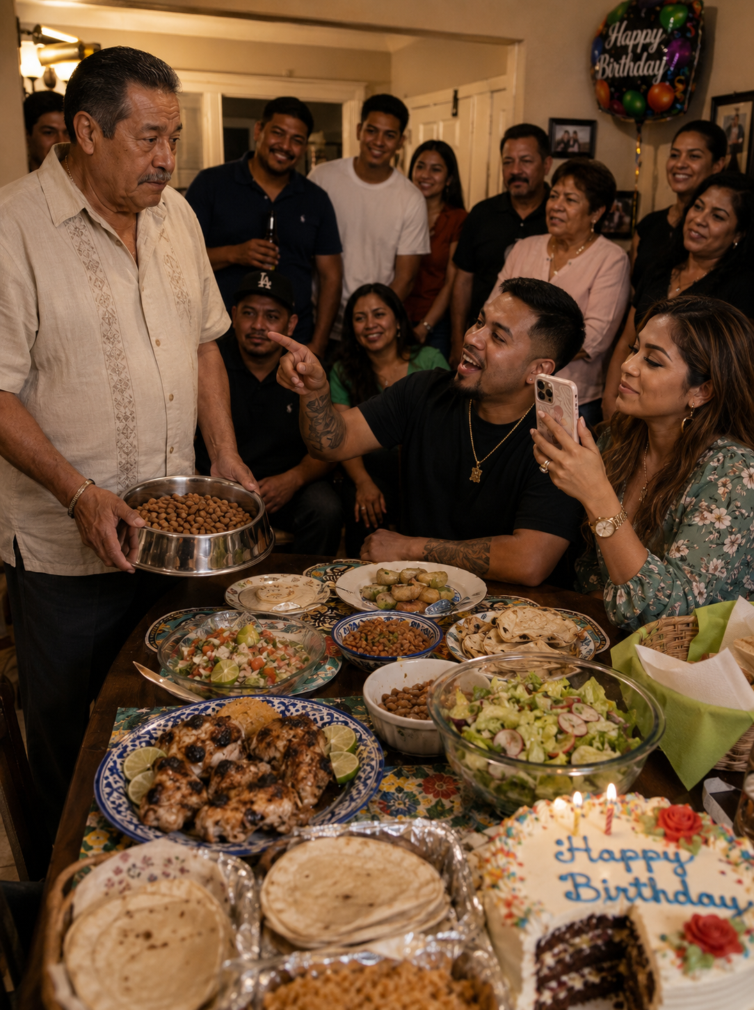 Mi hijo me sirvió comida para perros en la cena de mi 70 cumpleaños… luego cancelé las invitaciones y revelé su secreto.
