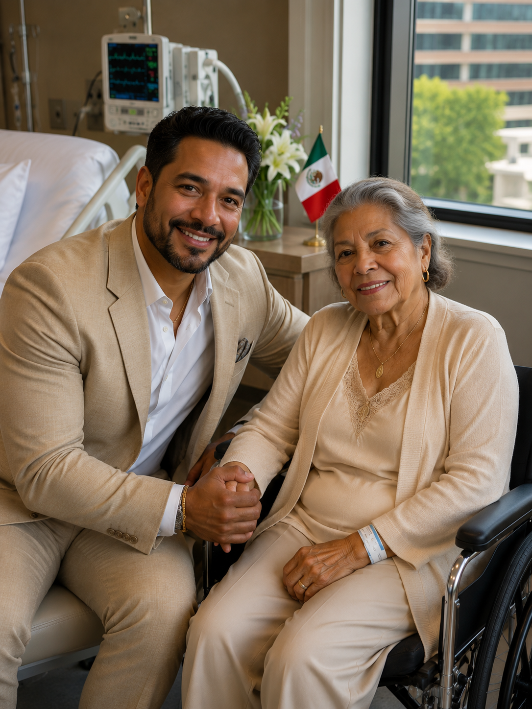 Mi esposo visitó a su madre solo en el hospital porque "necesitaba paz". Un mes después, finalmente fui yo también, y una enfermera me entregó una nota que me dejó helada.
