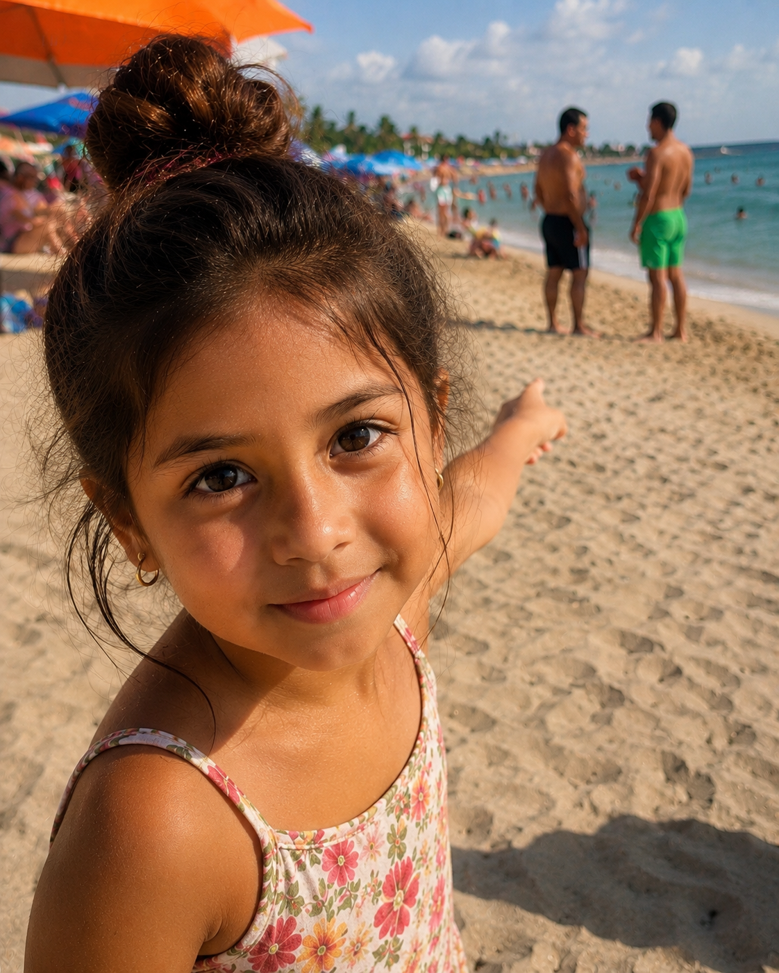 Mi hija tiró de mi vestido de playa y susurró: «Mamá, papá me dijo que no te contara lo que él y el tío Jim hicieron en nuestra habitación de hotel».