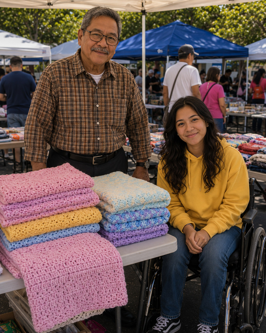 Ang Aking 76-Taong-gulang na Lolo ay Nagtahi ng mga Quilt at Ibinenta ang mga Ito sa isang Flea Market Para Makalakad Muli Ako – Pagkatapos ay Dumating ang Isang Masungit na Biker at Sinabing, '20 Taon Na Kita Hinahanap'