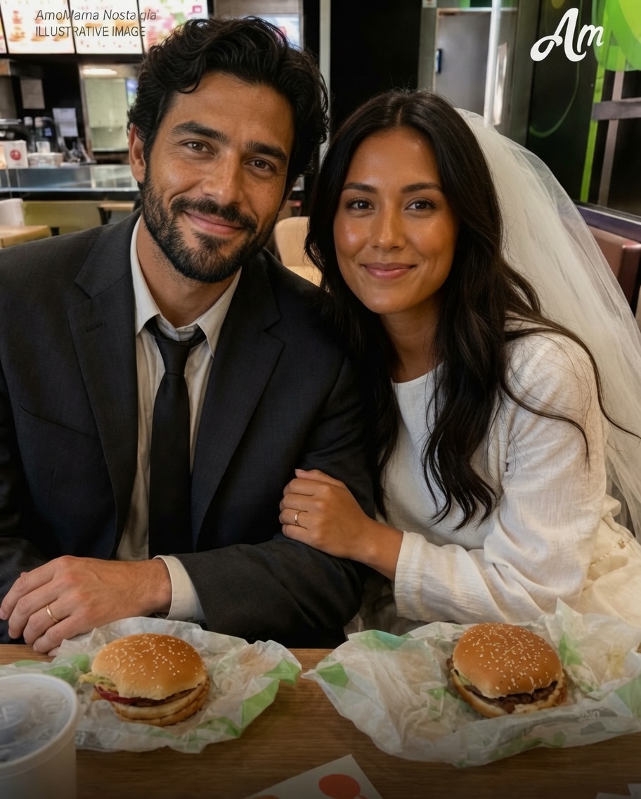 Rechacé a un millonario para casarme con mi mejor amigo, que no tenía dinero, pero el día de nuestra boda, mientras comíamos hamburguesas, mi marido sacó algo de su bolsillo y me dijo: "Cariño, hay algo que no sabes de mí".