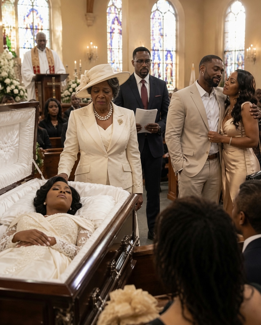 At my daughter’s funeral, her husband’s mistress leaned close and whispered, “I won”… until the lawyer stepped forward, asked for silence, and began reading the will.352