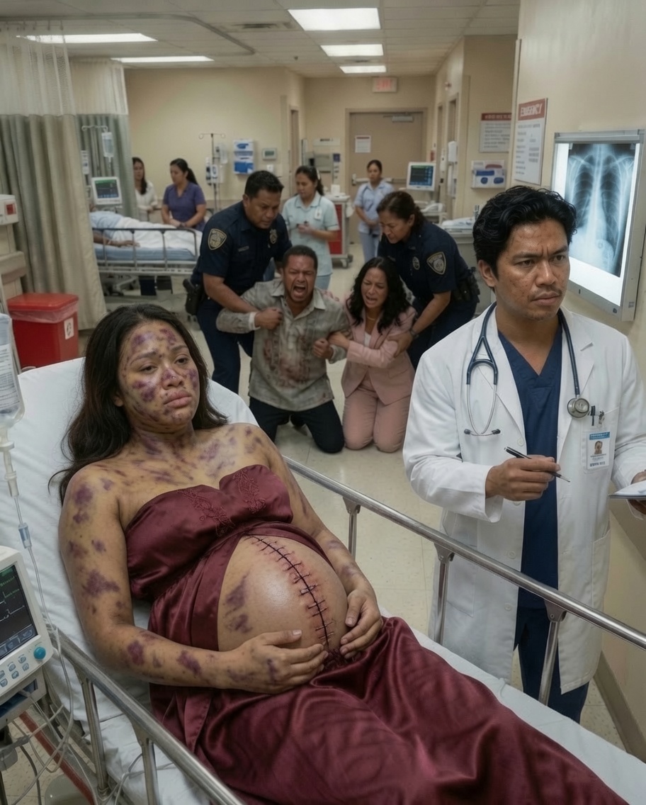 Araw-araw akong inaabuso ng aking asawa. Limang buwan na akong buntis noon, nilalabanan ang panloob na pagdurugo at tatlong baling tadyang, habang umiiyak ang aking asawa sa tabi ng aking kama: “Nahulog siya sa hagdan, Doktor! Iligtas po ninyo siya!” Umasa siya ng simpatiya. Sa halip, tinitigan ng siruhano ang aking mga sugat nang may malamig at matalim na mga mata. Hindi siya nagtanong kahit isang tanong. Tiningnan lang niya ang aking asawa, pinindot ang alarma, at iniutos: “I-lock ninyo ang mga pinto. Tawagan ang pulis.”