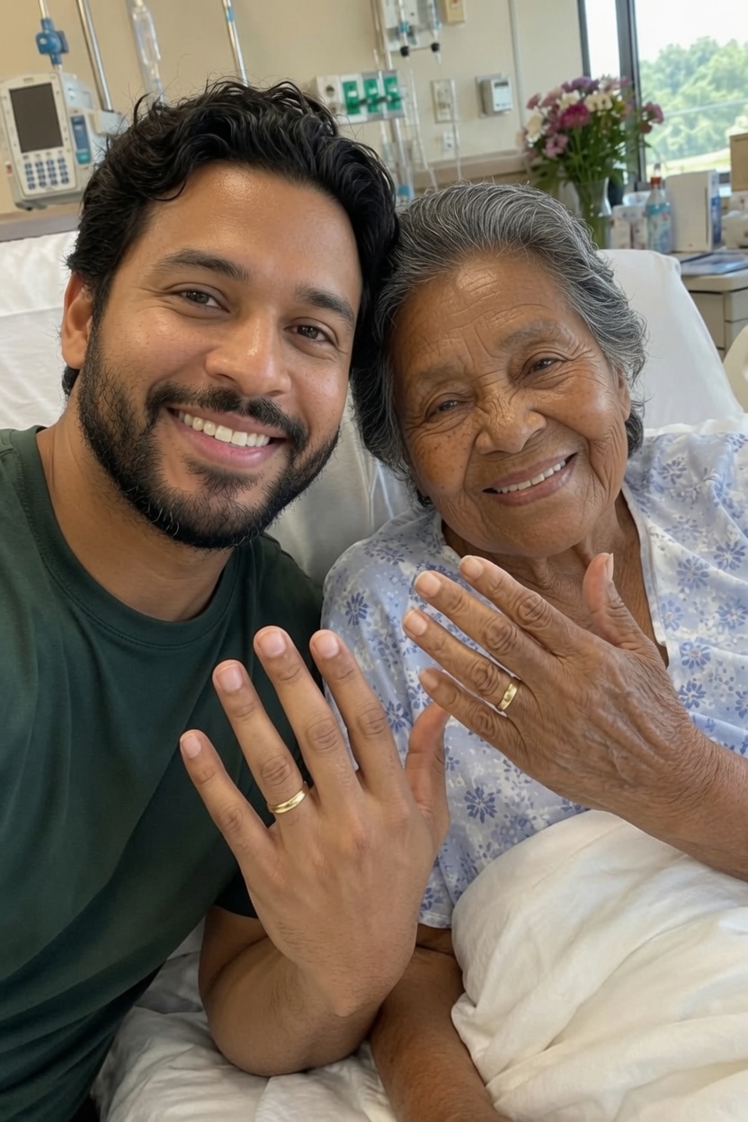Una anciana me pidió matrimonio como último deseo. Tras su fallecimiento, su abogado me entregó su bolsa del hospital y me dijo: «Te eligió por una razón».