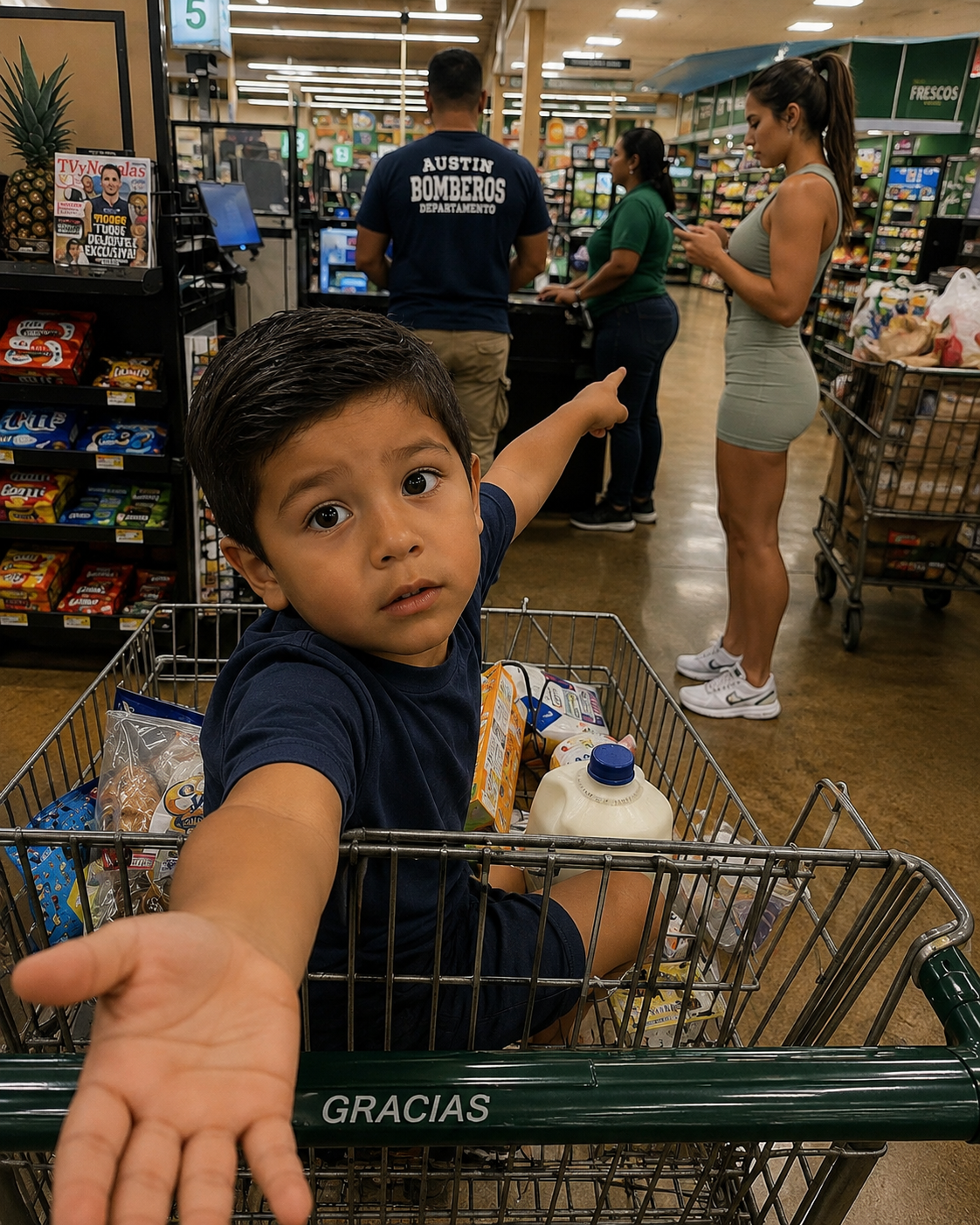Mi hijo de 5 años señaló a una mujer en el supermercado y dijo: «Esa es la señora que viene a casa cuando estás en el trabajo».