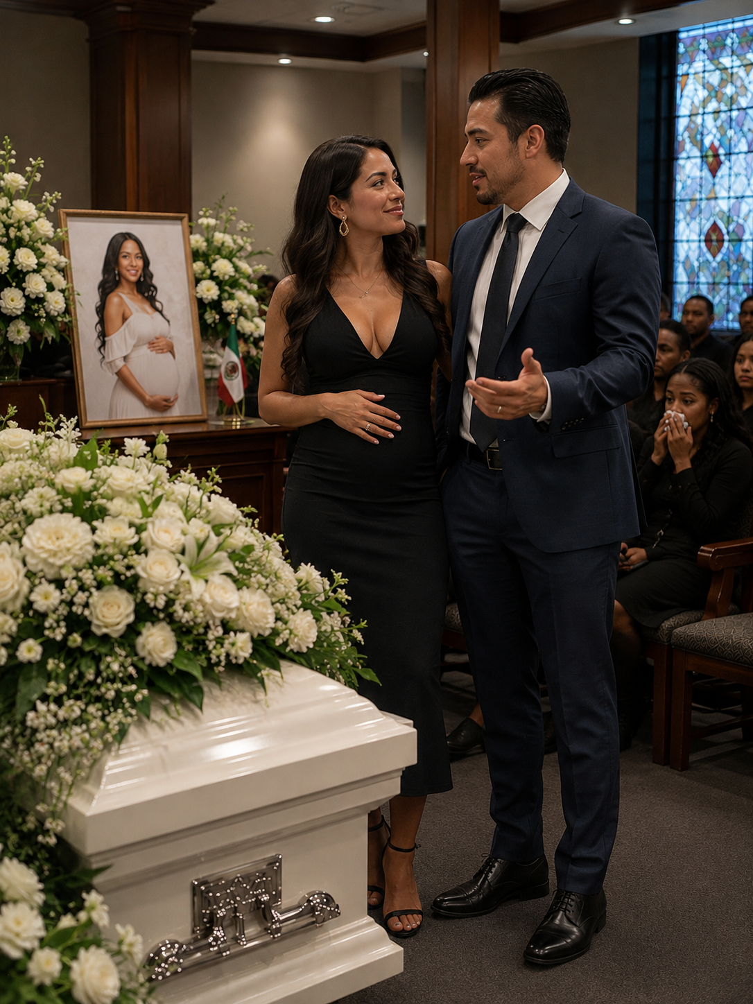 Entró al funeral de su esposa embarazada del brazo de su amante, y el abogado que leía el testamento reveló una verdad para la que ninguno de nosotros estaba preparado.
