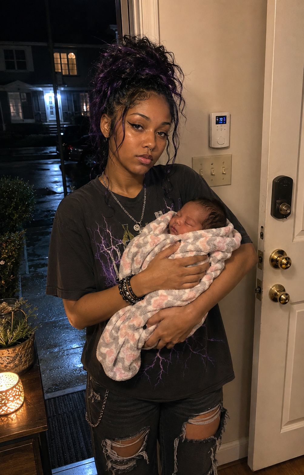 MY HUSBAND THREW OUR 18-YEAR-OLD DAUGHTER OUT WHILE I WAS AWAY—ONE YEAR LATER, SHE CAME BACK WITH A NEWBORN AND SAID, “MOM, HE DIDN’T KICK ME OUT BECAUSE I WAS DIFFICULT. HE KICKED ME OUT BECAUSE I FOUND THE MONEY.”