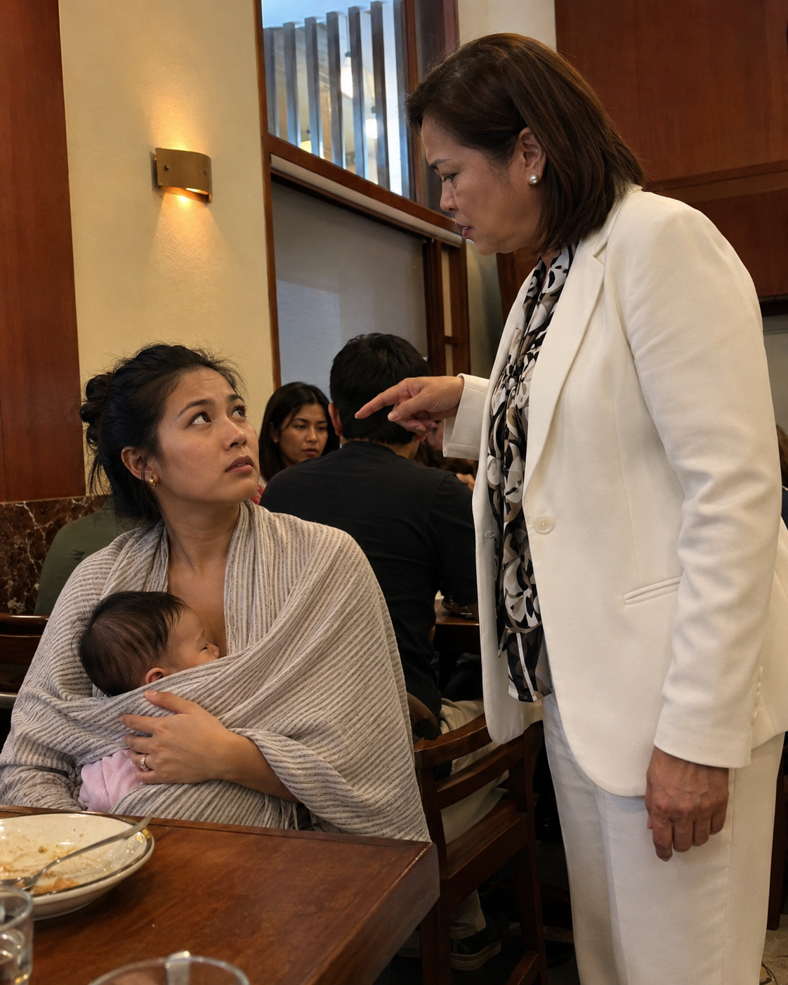 Isang Babae ang Nagtangka na Palayasin Ako sa Isang Restaurant Dahil sa Pagpapasuso sa Aking Sanggol – Ang Susunod na Ginawa ng Manager ang Nagpatahimik sa Silid