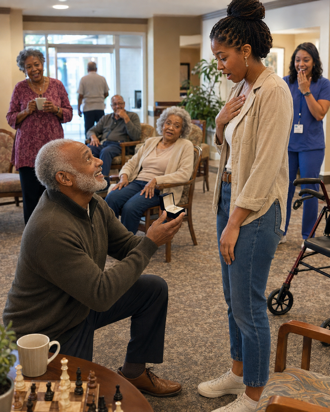 An 89-Year-Old Man at the Retirement Home Proposed to Me—Then He Revealed the Real Reason He Chose Me