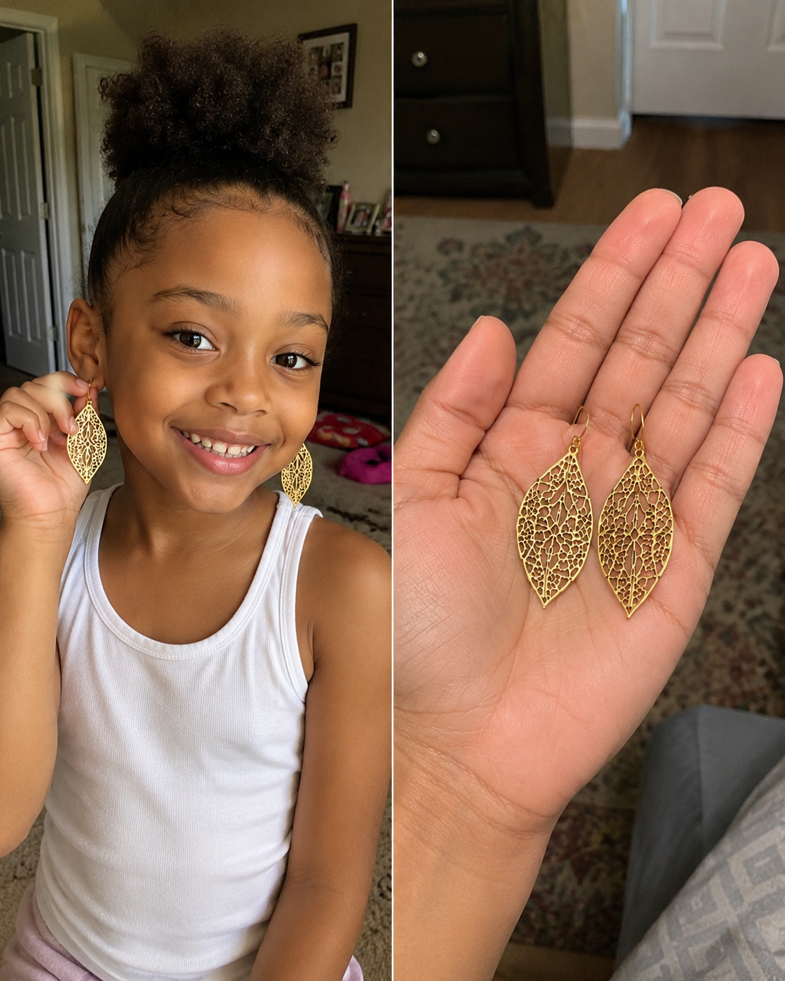 I FOUND MY MISSING DAUGHTER’S CUSTOM EARRINGS AT A FLEA MARKET—THE NEXT MORNING, A DETECTIVE LOOKED AT MY HUSBAND AND SAID, “SHE’S ALIVE”