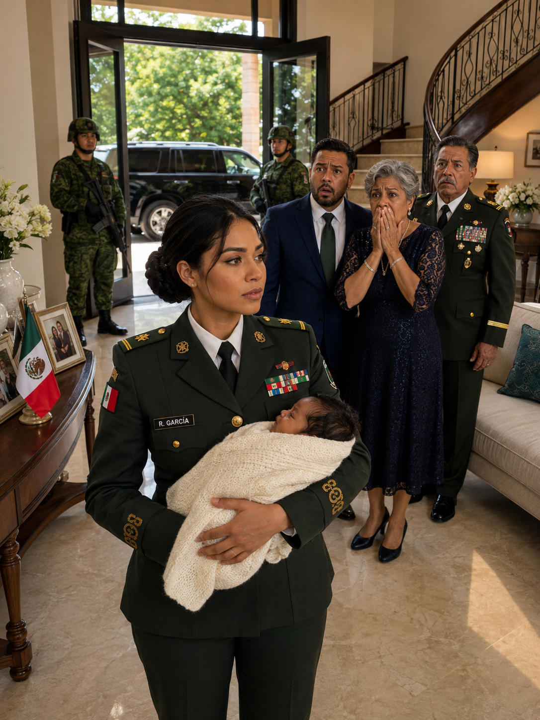 Me dejó de parto para el cumpleaños de su madre; dos días después, soldados armados lo esperaban.