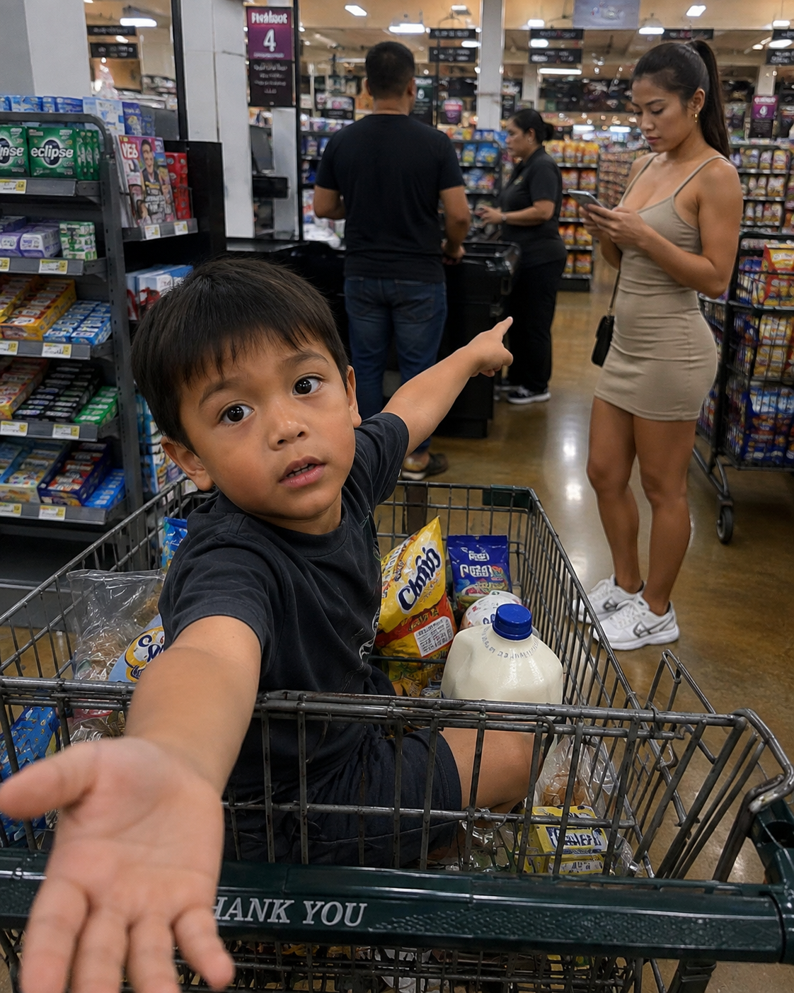 Tinuro ng Aking 5-Taong-gulang na Anak ang Isang Babae sa Supermarket at Sinabing, 'Iyan ang Babaeng Pumupunta sa Amin Kapag Nasa Trabaho Ka'
