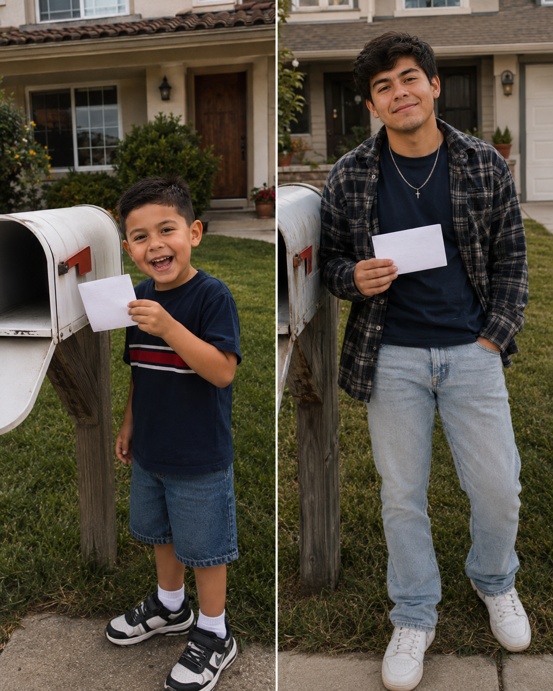 Un desconocido le envió tarjetas de cumpleaños a mi hijo durante 12 años; en su decimoctavo cumpleaños, el remitente finalmente firmó con su nombre real.
