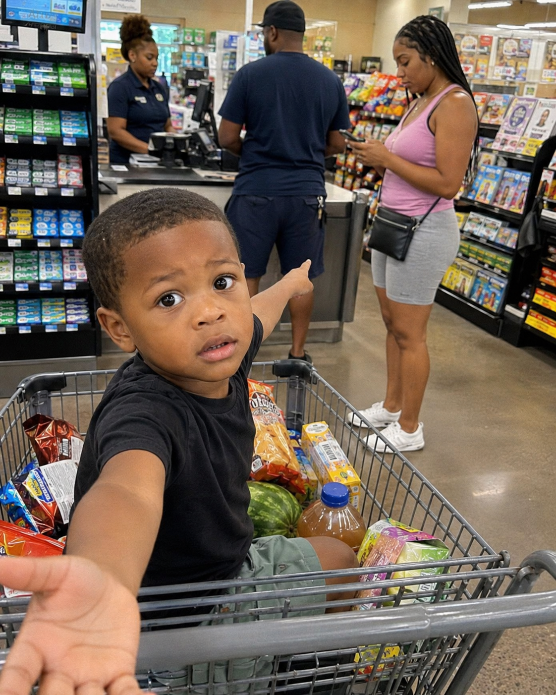 My 5-Year-Old Pointed at a Woman in the Supermarket and Said, “She Comes to Our House When You’re Gone”