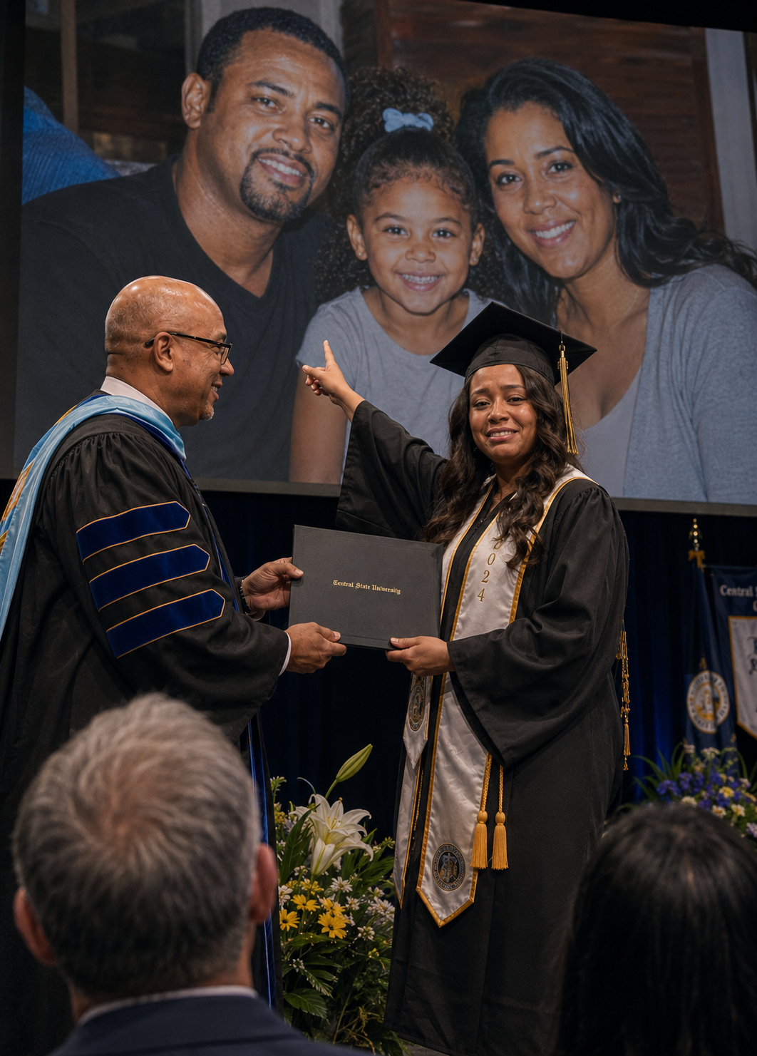I EXPECTED TO GRADUATE WITH NO ONE IN THE AUDIENCE—THEN A STRANGER IN UNIFORM CALLED ME BY MY CHILDHOOD NICKNAME