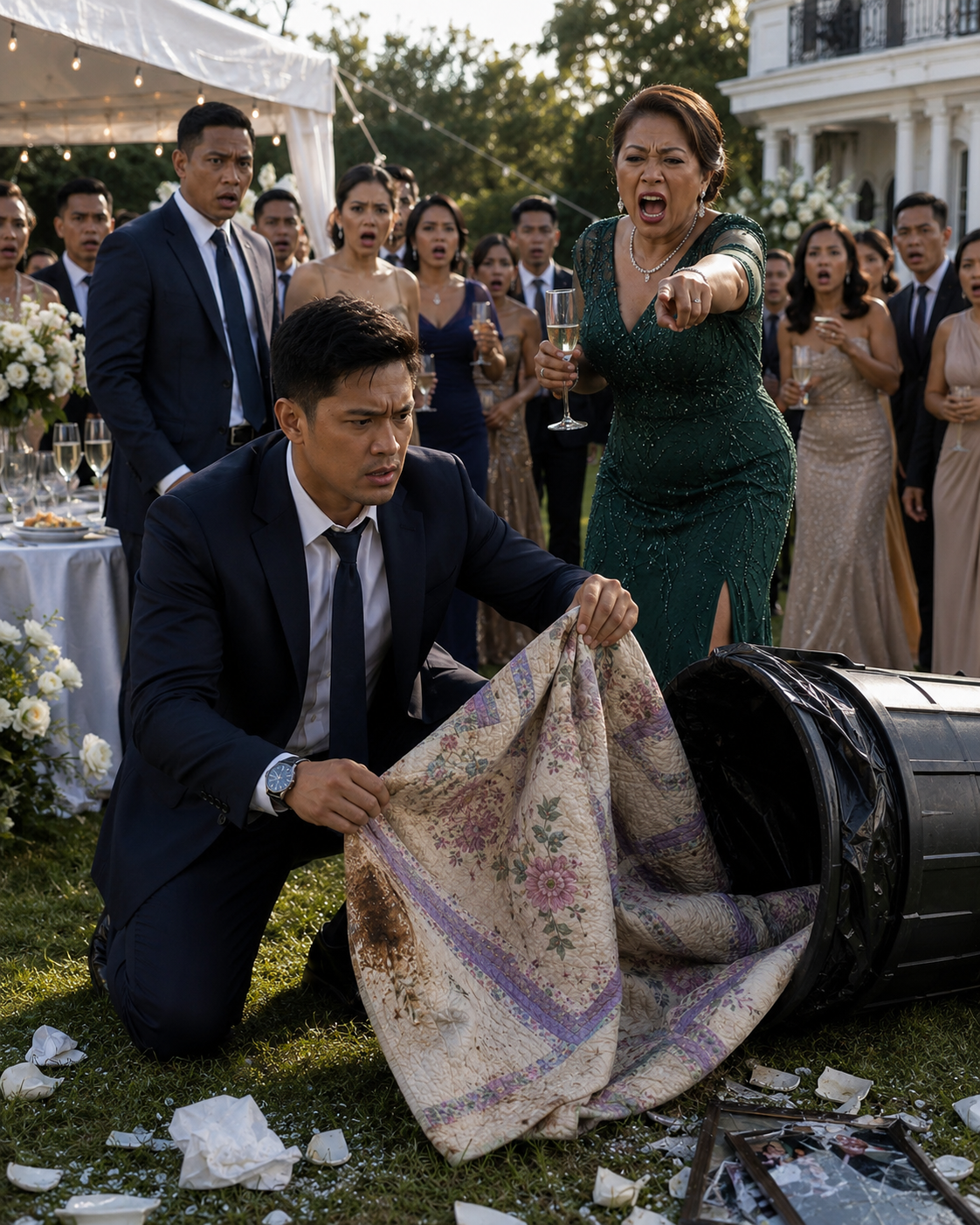 "Pag-uwi Ko Mula sa Isang Business Trip, Nadatnan Ko Ang Aking Ina na Nagho-host ng Isang Party na May 300 Bisita sa Aking Bahay — Habang Ang Mga Magulang Ng Aking Asawa Ay Kumakain Ng Mga Natirang Pagkain Sa Tabi Ng Mga Basurahan At Ang Kanilang Gawang-Kamay Na Regalo Para Sa Aking Bagong Sanggol Na Nakaupo Sa Basurahan."