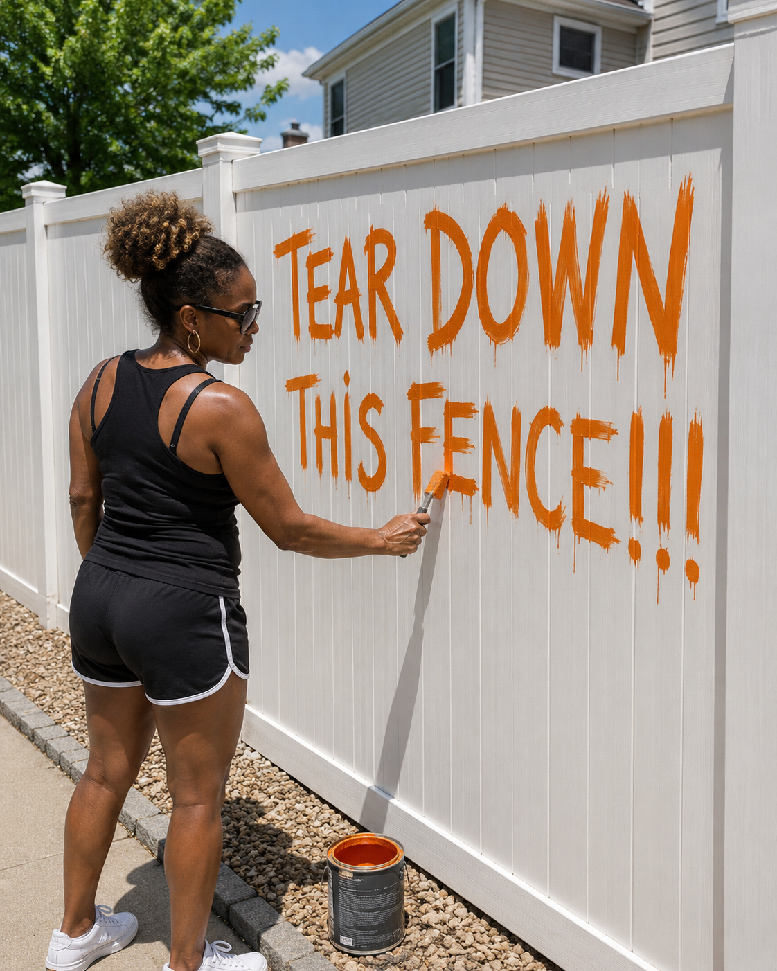 MY NEW NEIGHBOR REPORTED MY FENCE FOR BEING TOO HIGH—THE CITY INSPECTOR ENDED UP MEASURING HER YARD INSTEAD