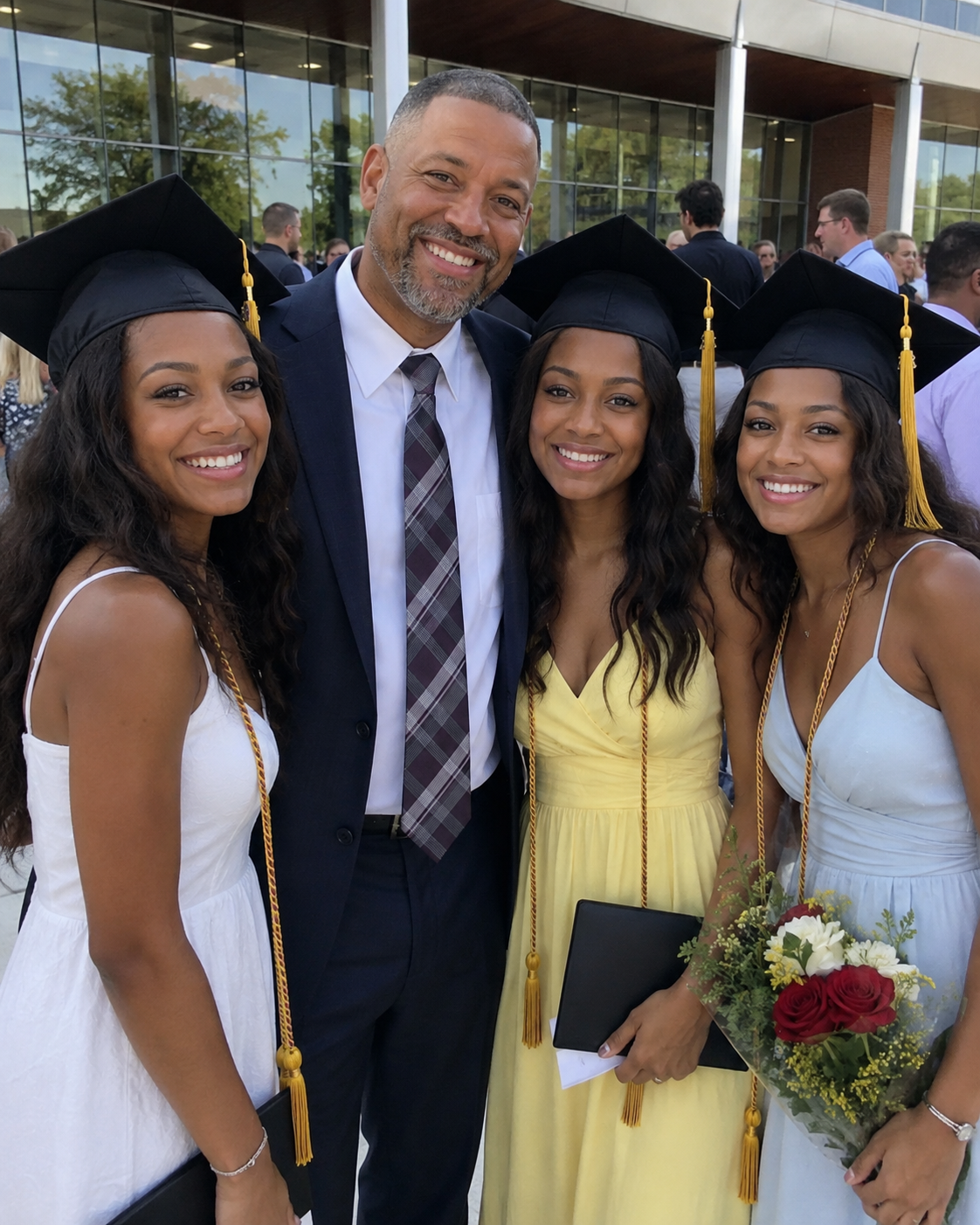 I RAISED MY BROTHER’S TRIPLETS AFTER HE LEFT THEM ON MY PORCH—TWENTY-TWO YEARS LATER, THEIR COLLEGE ASKED ME TO STAND DURING GRADUATION